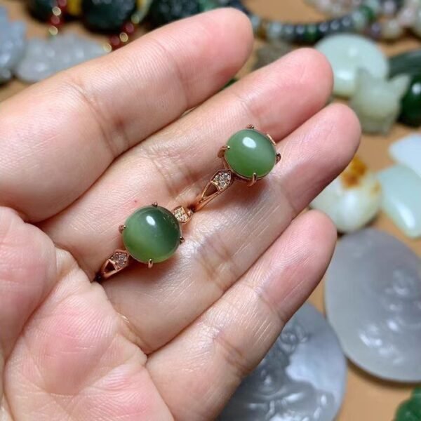 alternative,Hotan Jade Cat's Eye DiamondRing,Love and Promise,Precious andunigue,Auspiciousness andProtection,Beauty and Hope.